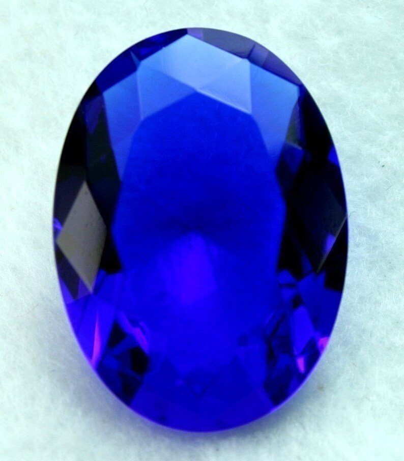 Blue Glass Gemstone