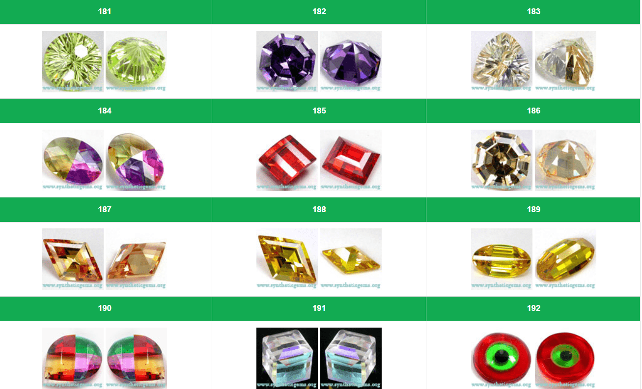 270 DIFFERENT CUT FANCY & SPECIAL SHAPES | MMI Gems