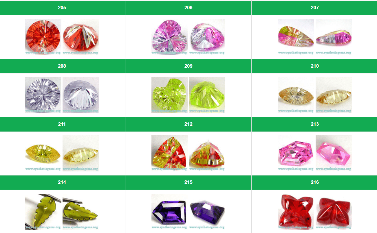 270 DIFFERENT CUT FANCY & SPECIAL SHAPES | MMI Gems