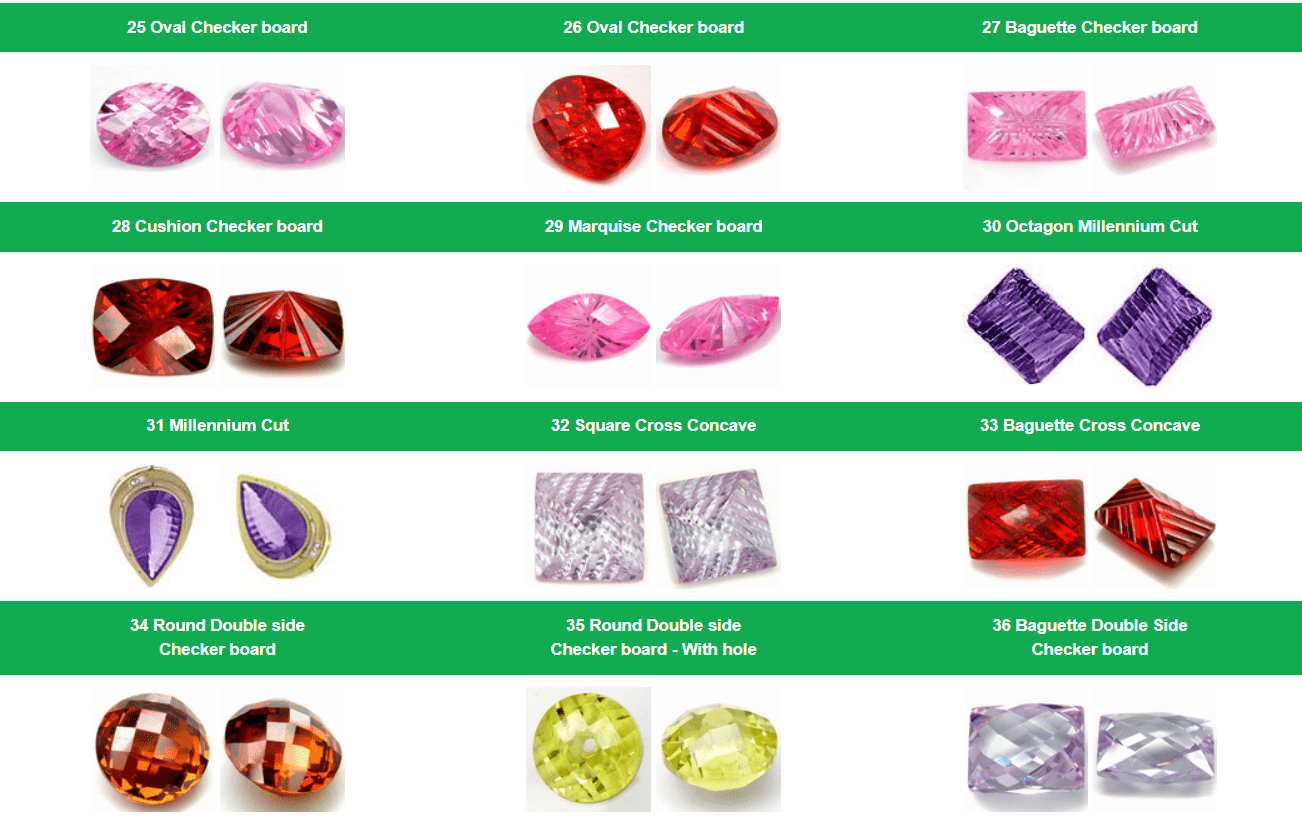 270 DIFFERENT CUT FANCY & SPECIAL SHAPES | MMI Gems