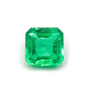 lab grown Hydrothermal columbian emerald