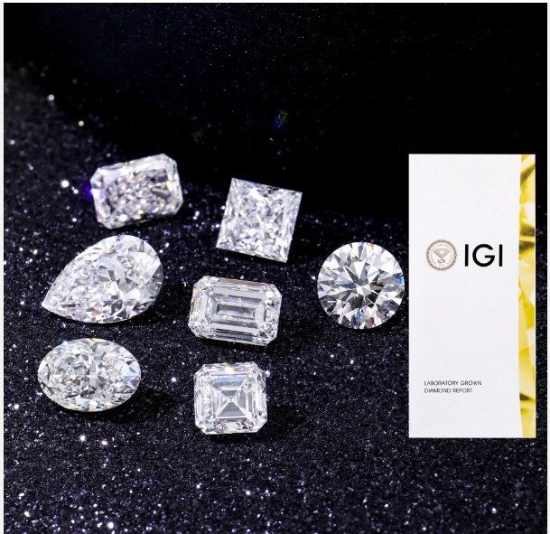 HPT cvd lab grown diamond fancy shapes china factory