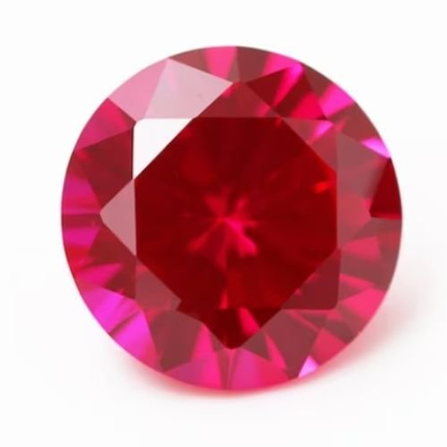 lab created synthetic red ruby 4 medium color | Lab Created Synthetic Gemstone