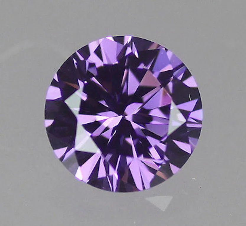 cz violet amethyst february birthstone gems