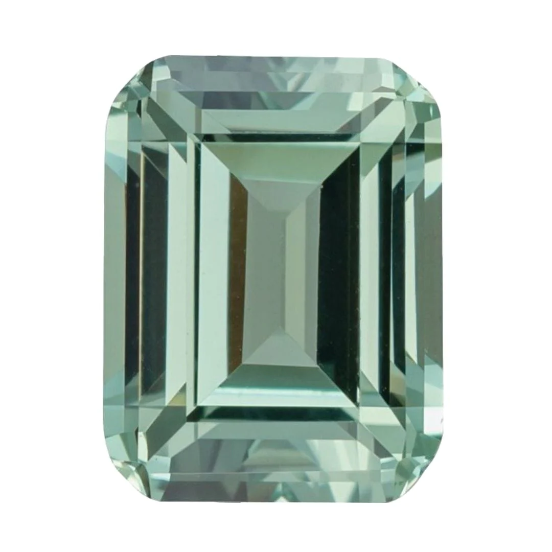 Synthetic green sapphire