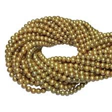 Fresh water cultured pearl brown beads