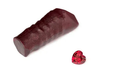 Lab grown ruby gemstone china medium