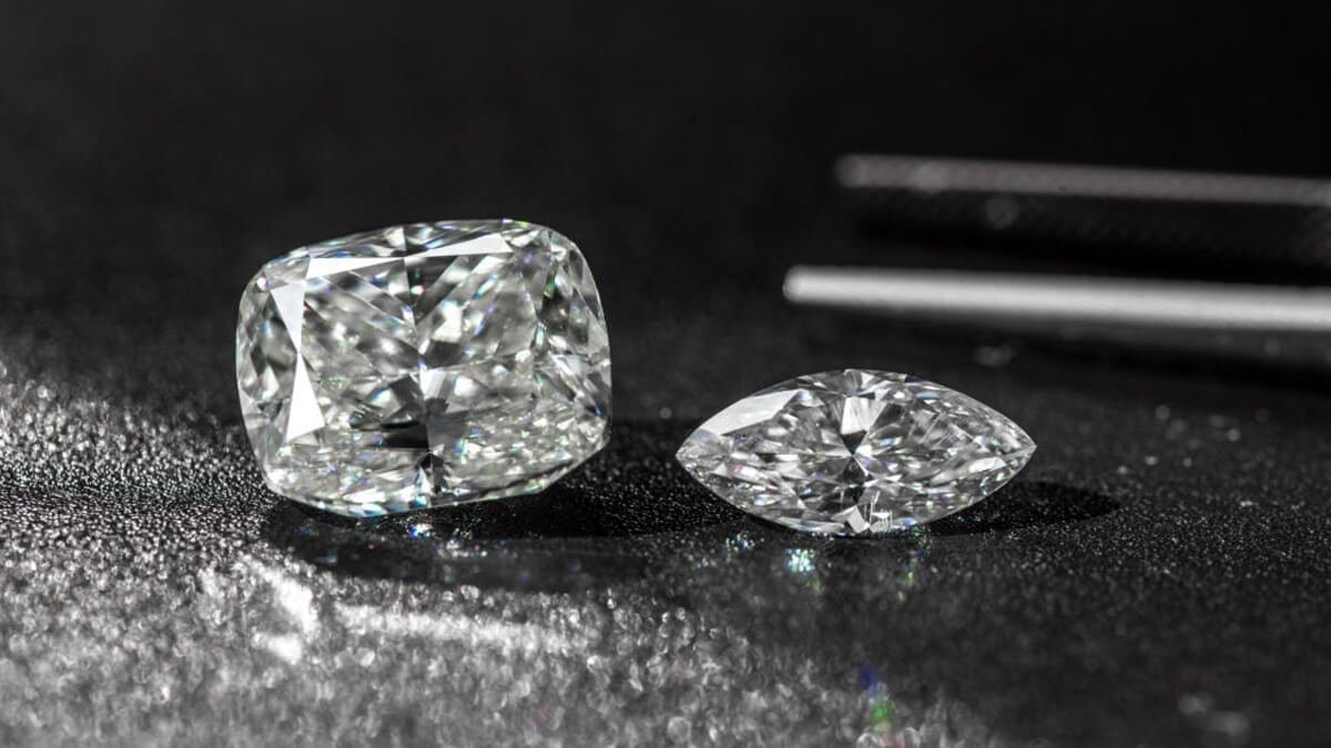 moissanite-diamonds cushion and marquise shape mmigems