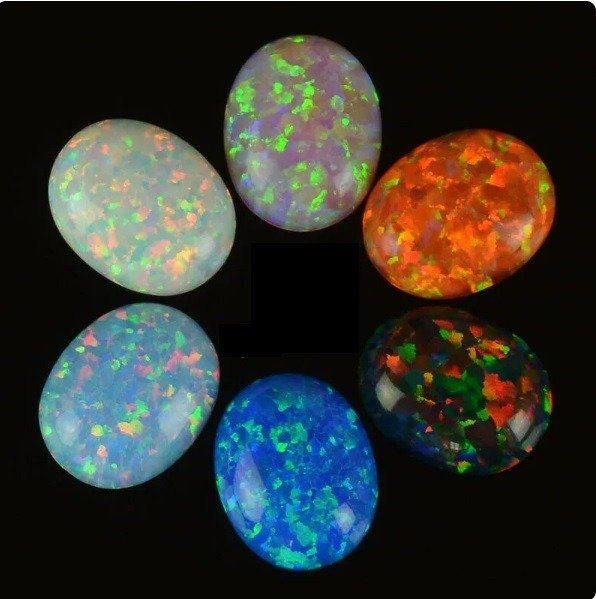 synthetic opal multi color lab gems china