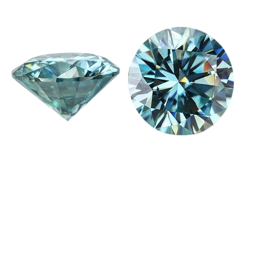 Blue-Color-Moissanite-Round-Shape-loose-Gemstones-manufacturer-mmi-gems