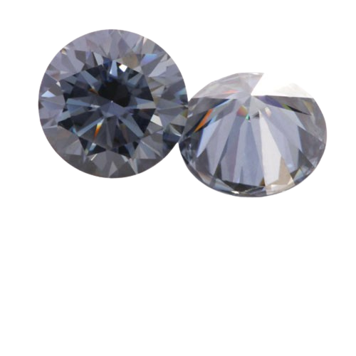 Gray-Color-Moissanite-Loose-gemstones-manufacturer-mmi-gems